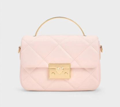 Luxury Quilted Mini Top Handle Bag