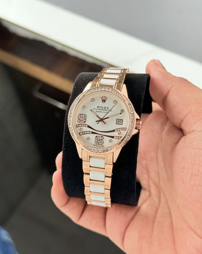 Premium Women’s 24-Hour Diamond-Accented Watch