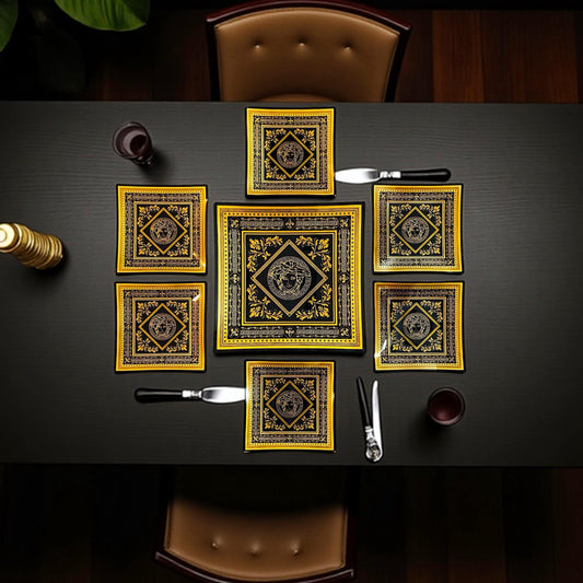 Luxury 7 pieces vsace snakes plate