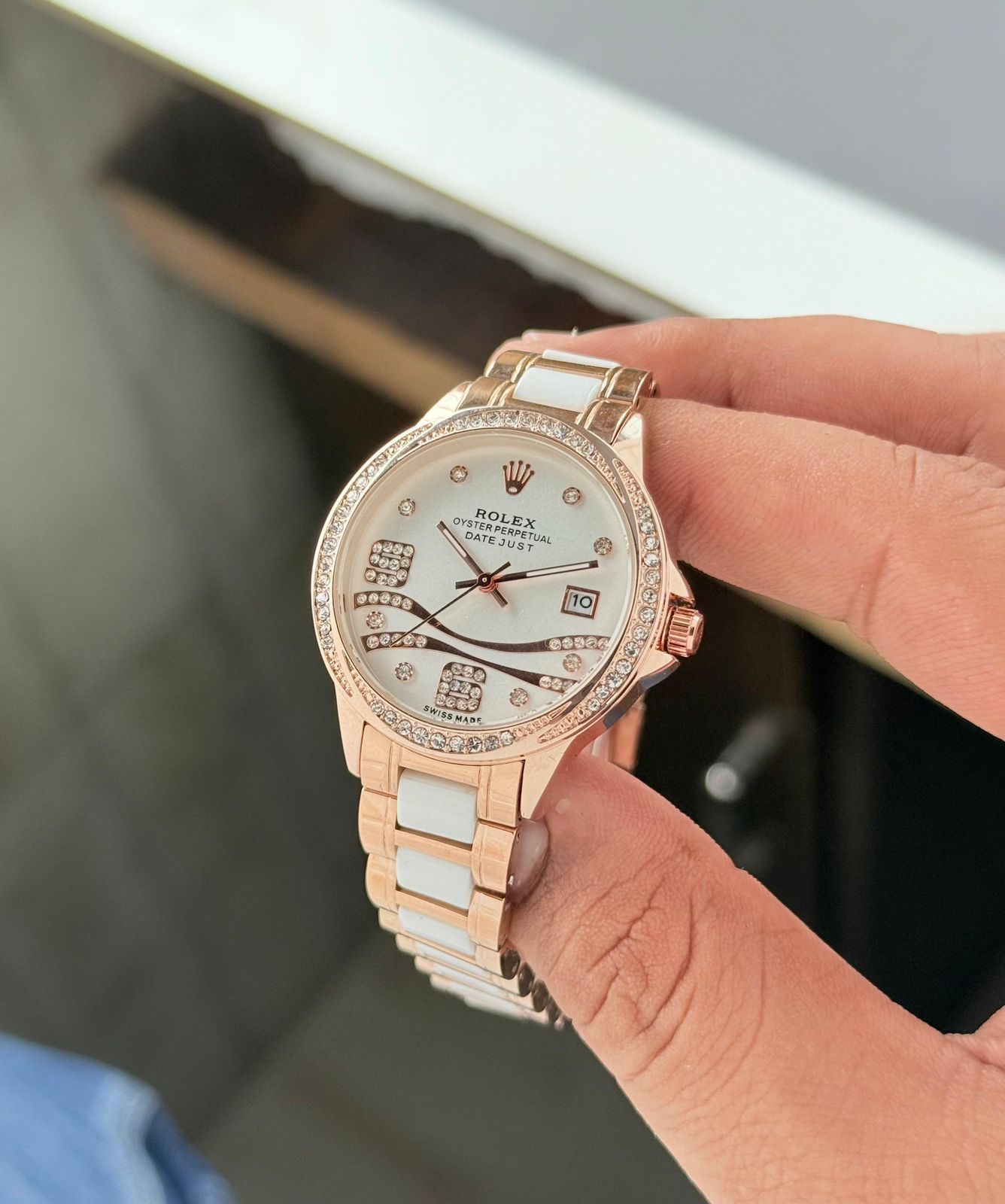 Premium Women’s 24-Hour Diamond-Accented Watch