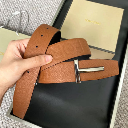 Luxury Reversible Grain Leather Belt – Unisex