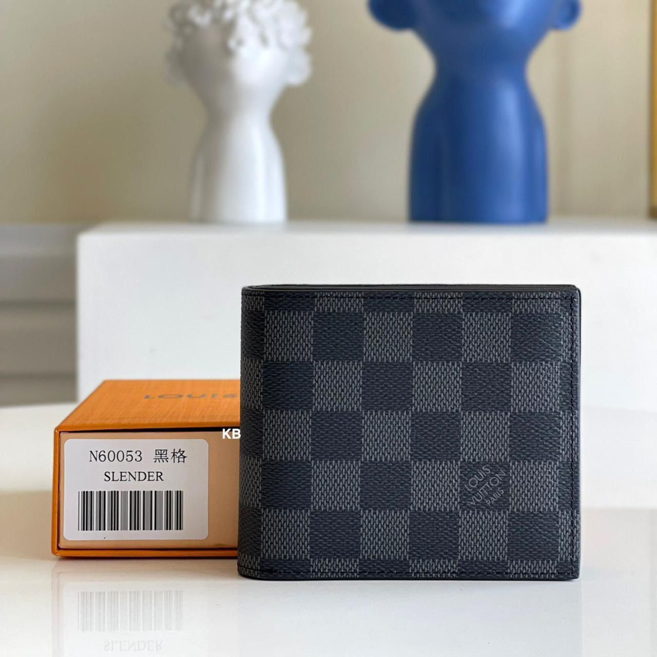 Amazing lv slender men's wallet