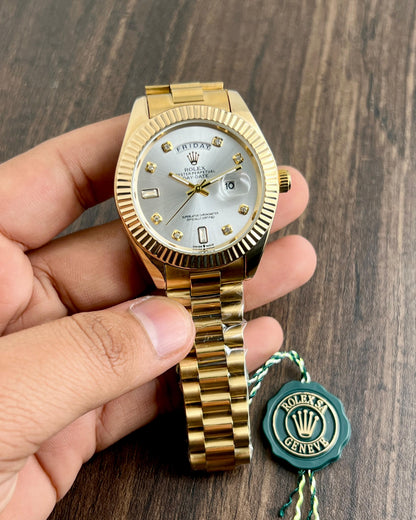 Luxury Men’s Day-Date Wristwatch