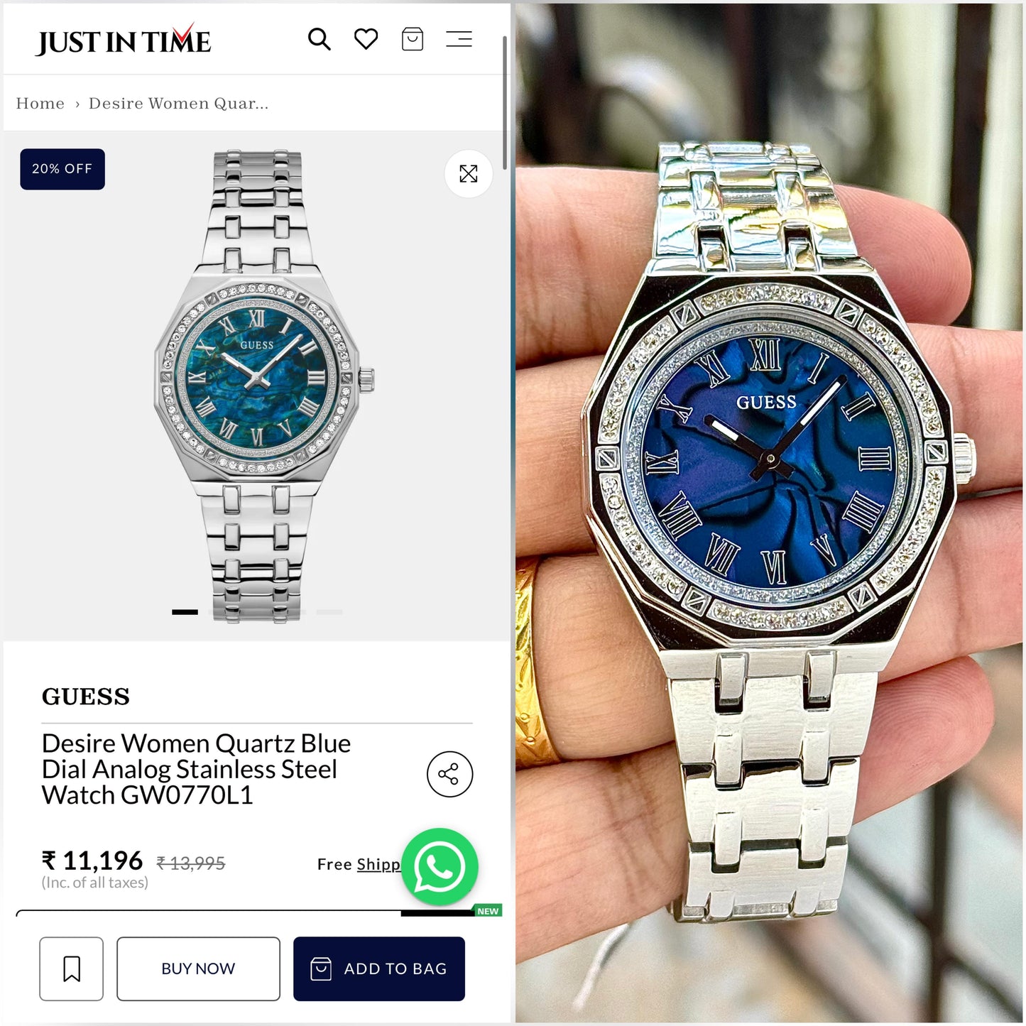 Luxury Women’s royal purple watch