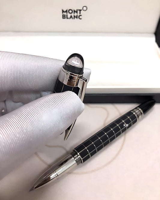 Premium Metal & Rubber Fineliner Rollerball Pen