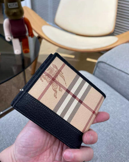 Premium Leather Print Bi-Fold Wallet