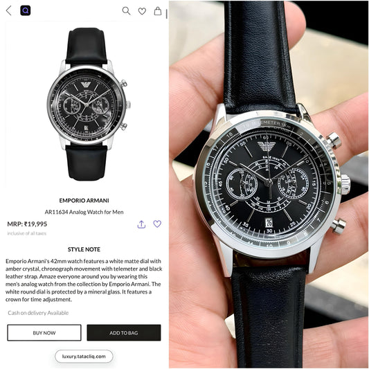 Luxury EA Minimalist Men’s watch