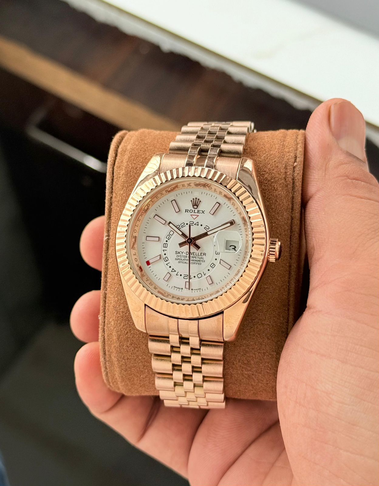 Premium Automatic Steel Chronograph watch