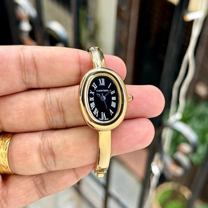 LUXURY BAIGNOIRE – TIMELESS OVAL ELEGANCE WOMEN WATCH