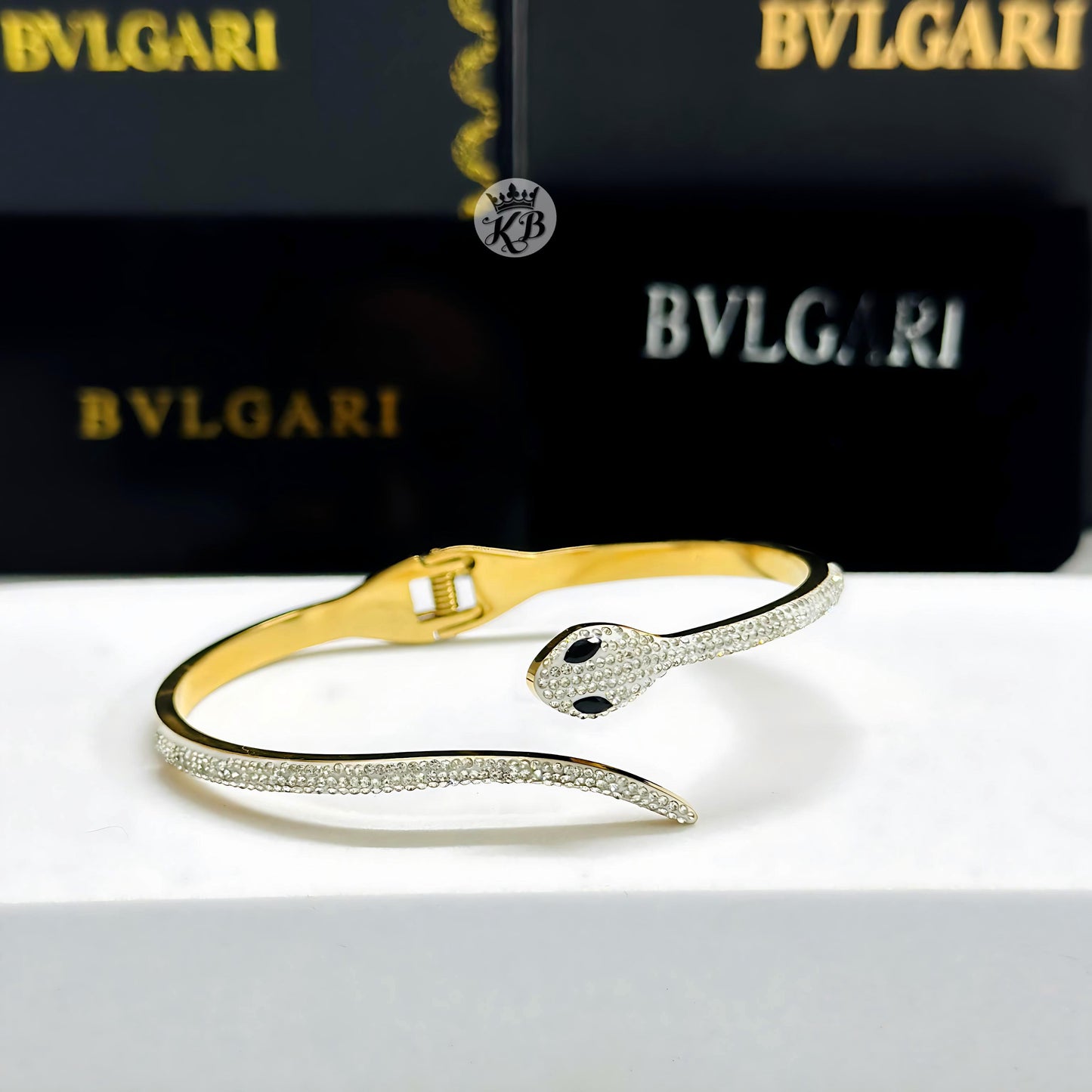 Luxury Serpent Cuff Bangle