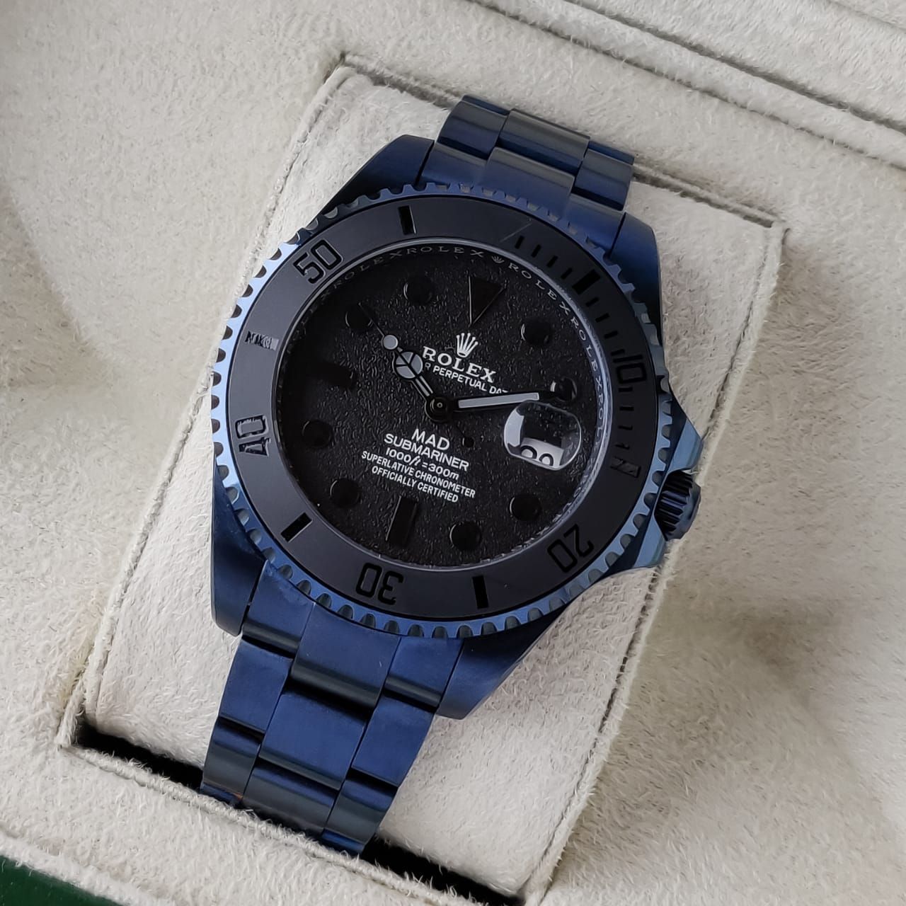 Luxury Rlx premium black men's watch