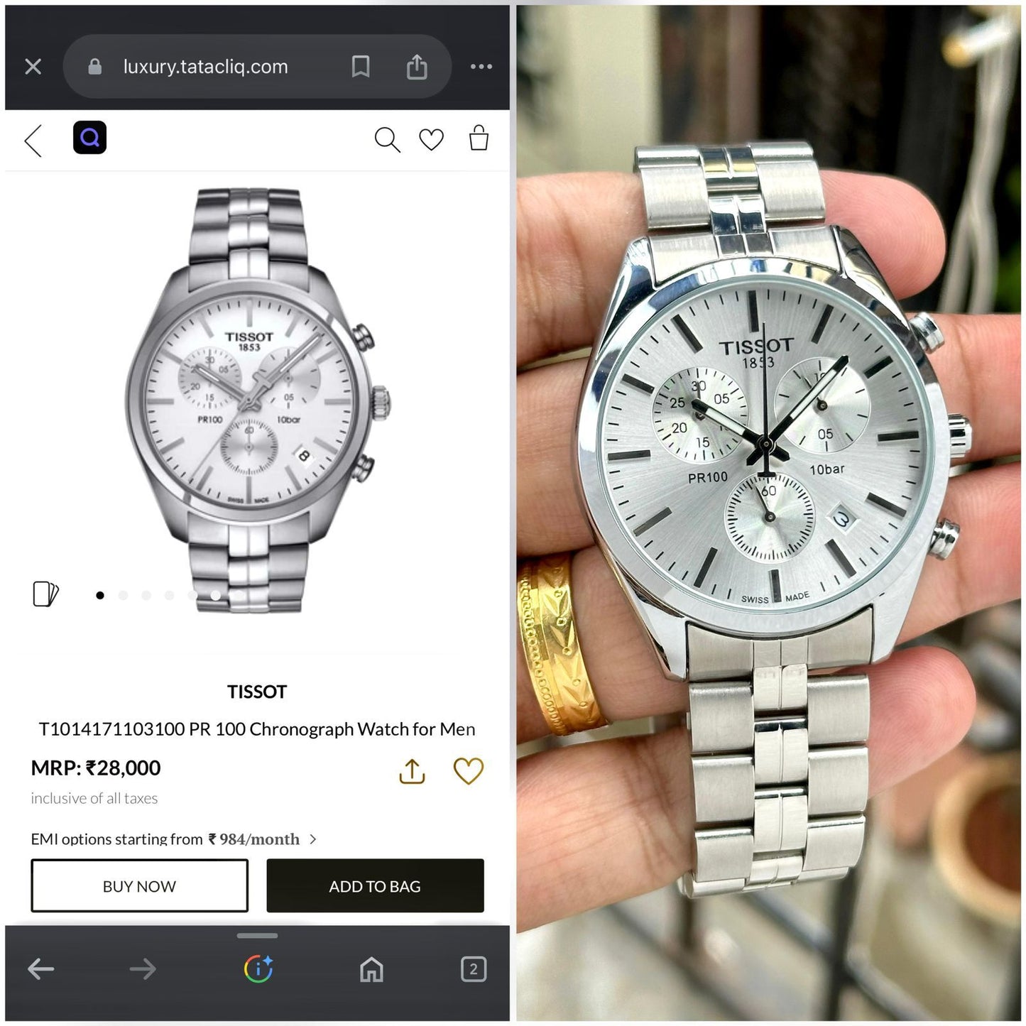 Luxury tst premium design men's watch