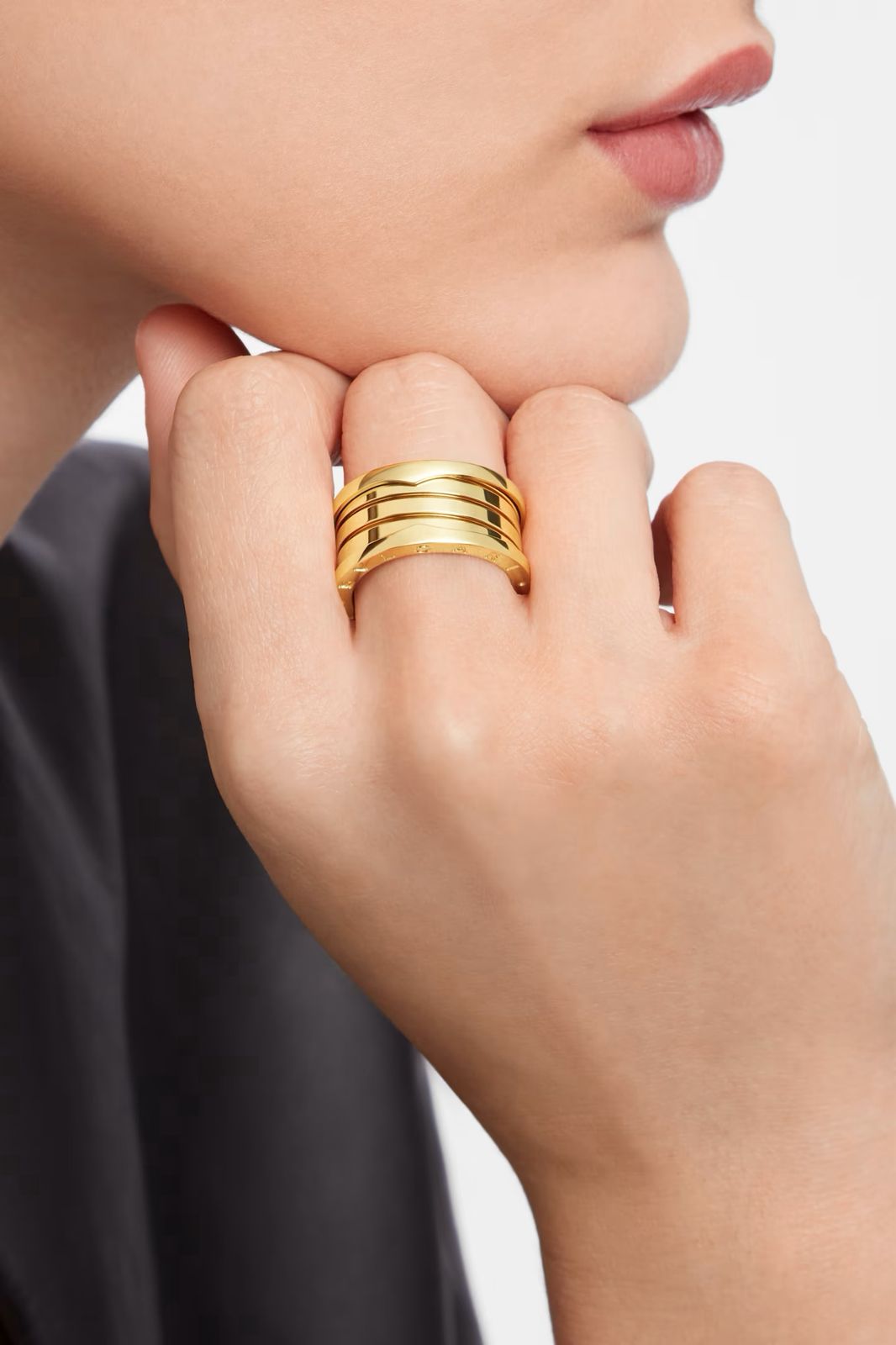 Luxury B.Zero1 Spiral Ring