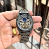 Luxury Skeleton Open Heart Watch