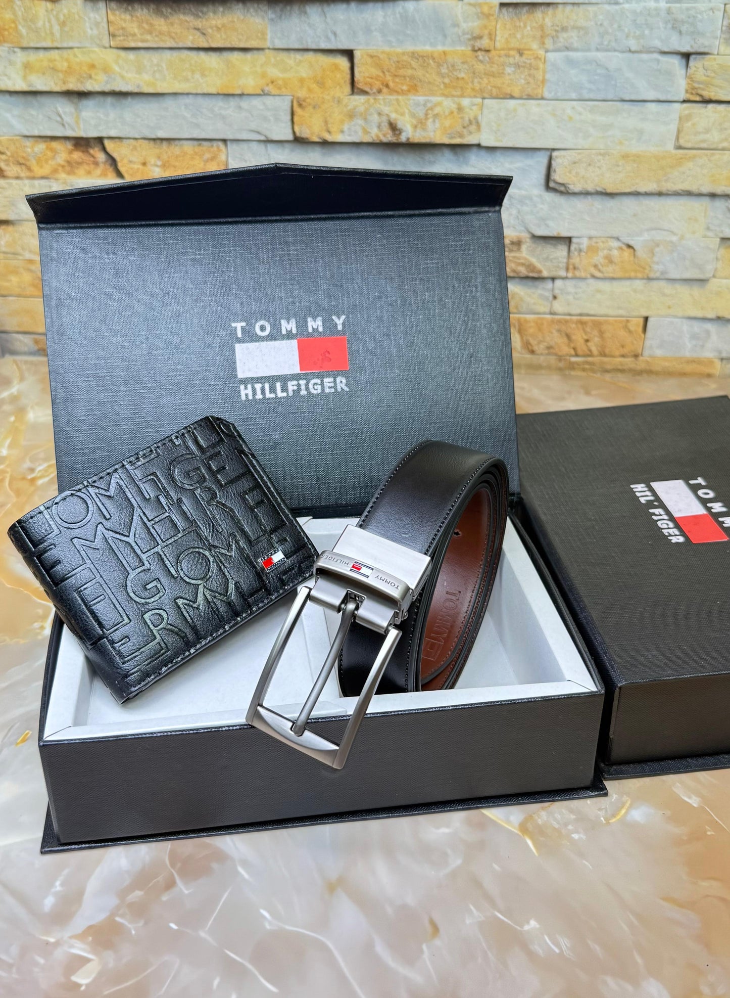 Premium Men’s Reversible Belt & Wallet Combo
