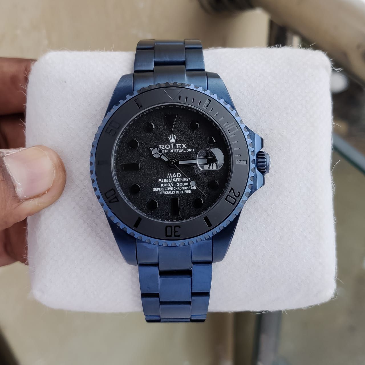 Luxury Rlx premium black men's watch