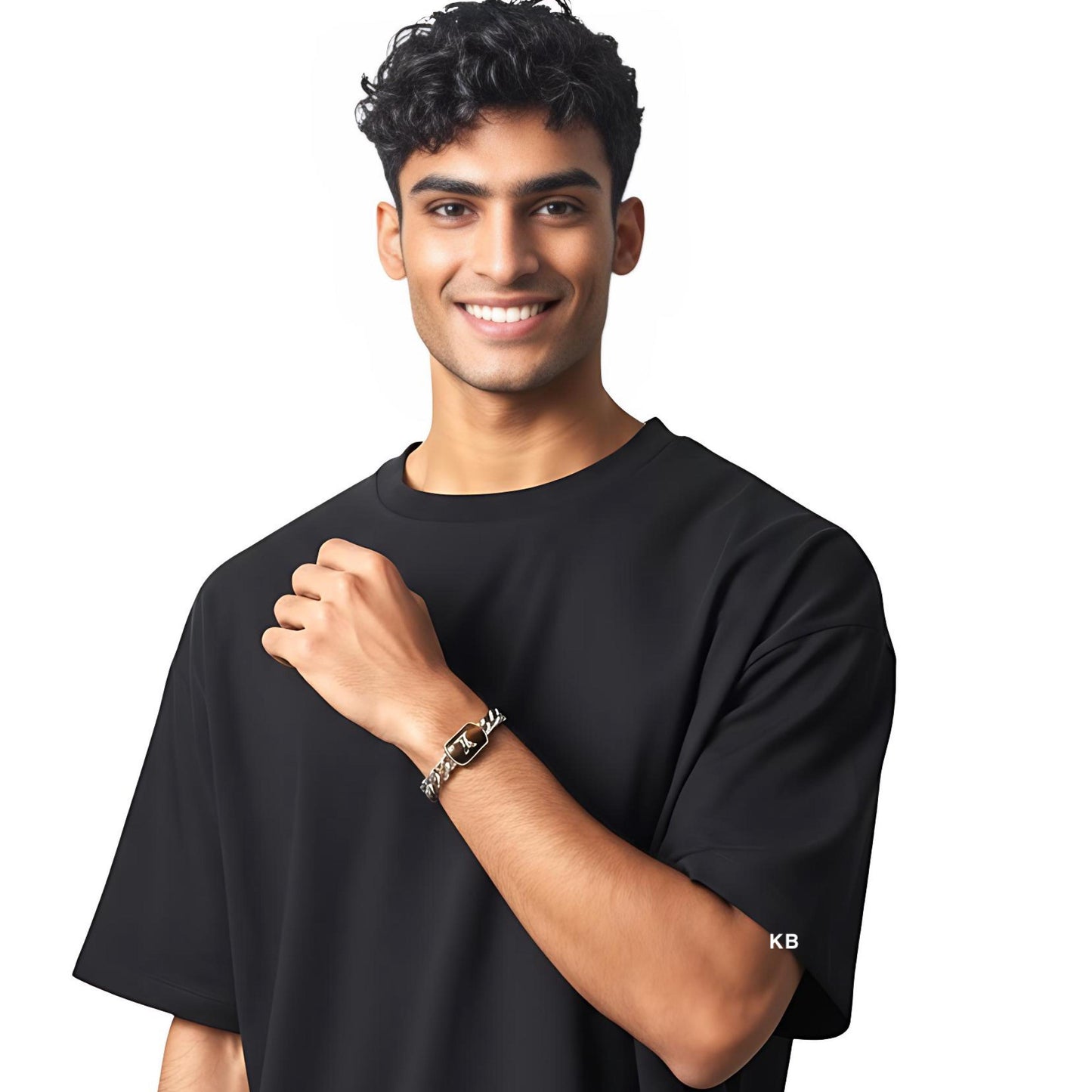 Men’s Luxury Silver Metal Bracelet