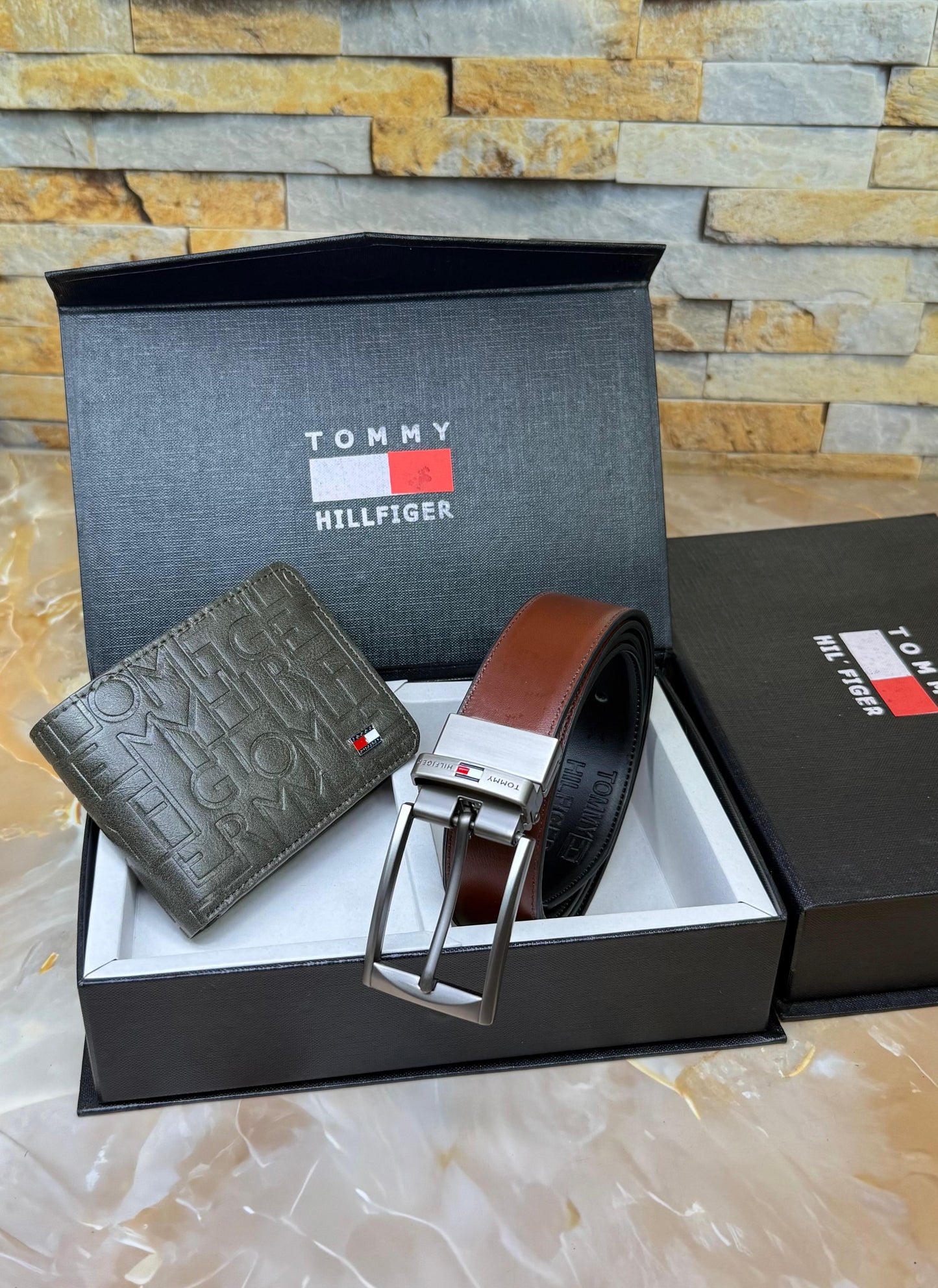 Premium Men’s Reversible Belt & Wallet Combo