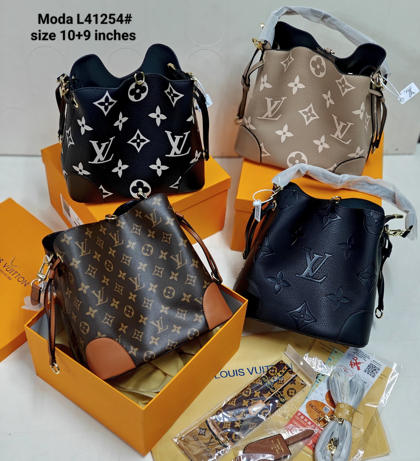 Luxury Women’s Large Vintage Bucket Bag