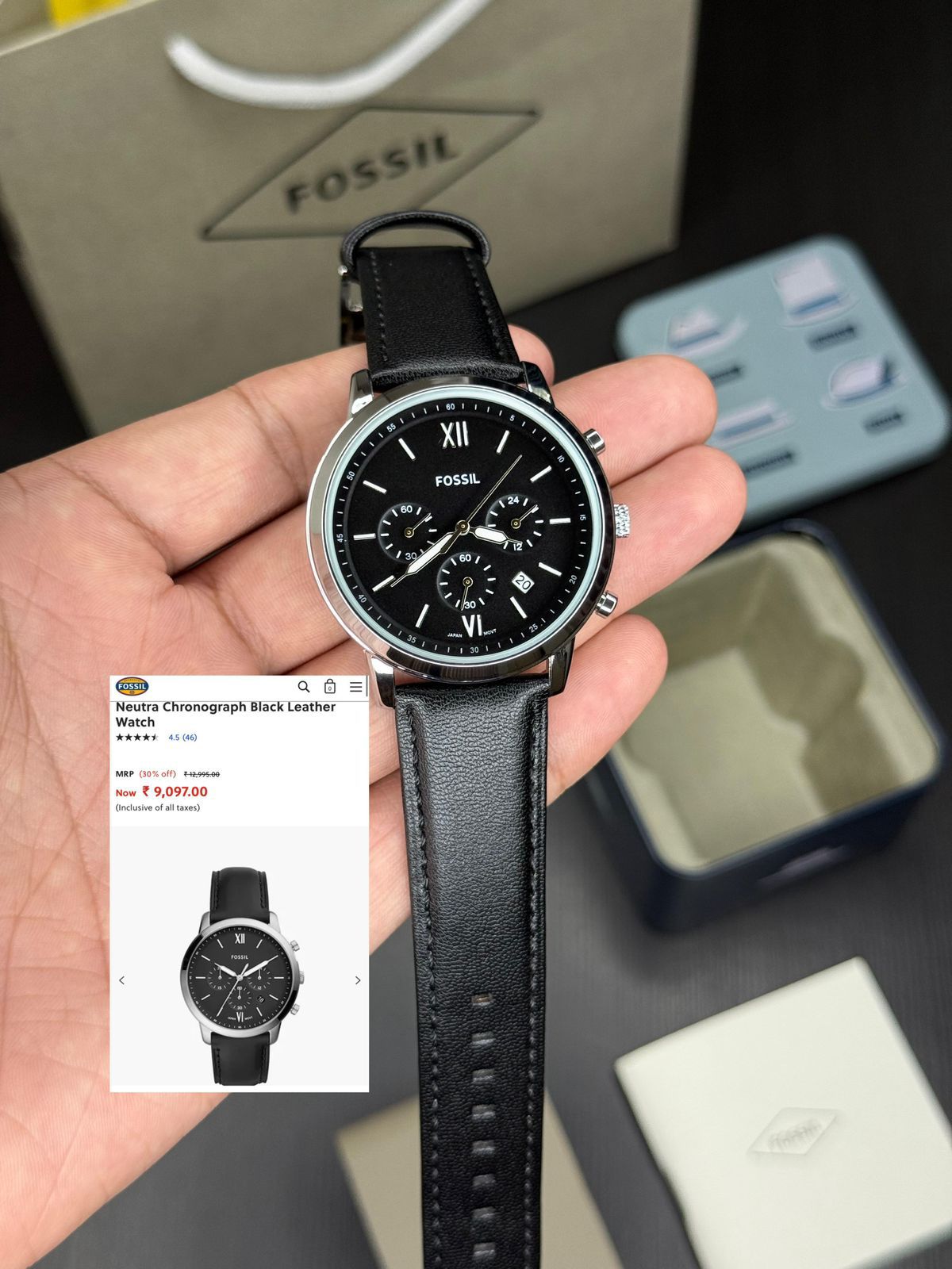 Premium Chronograph XL Classic Watch for Men
