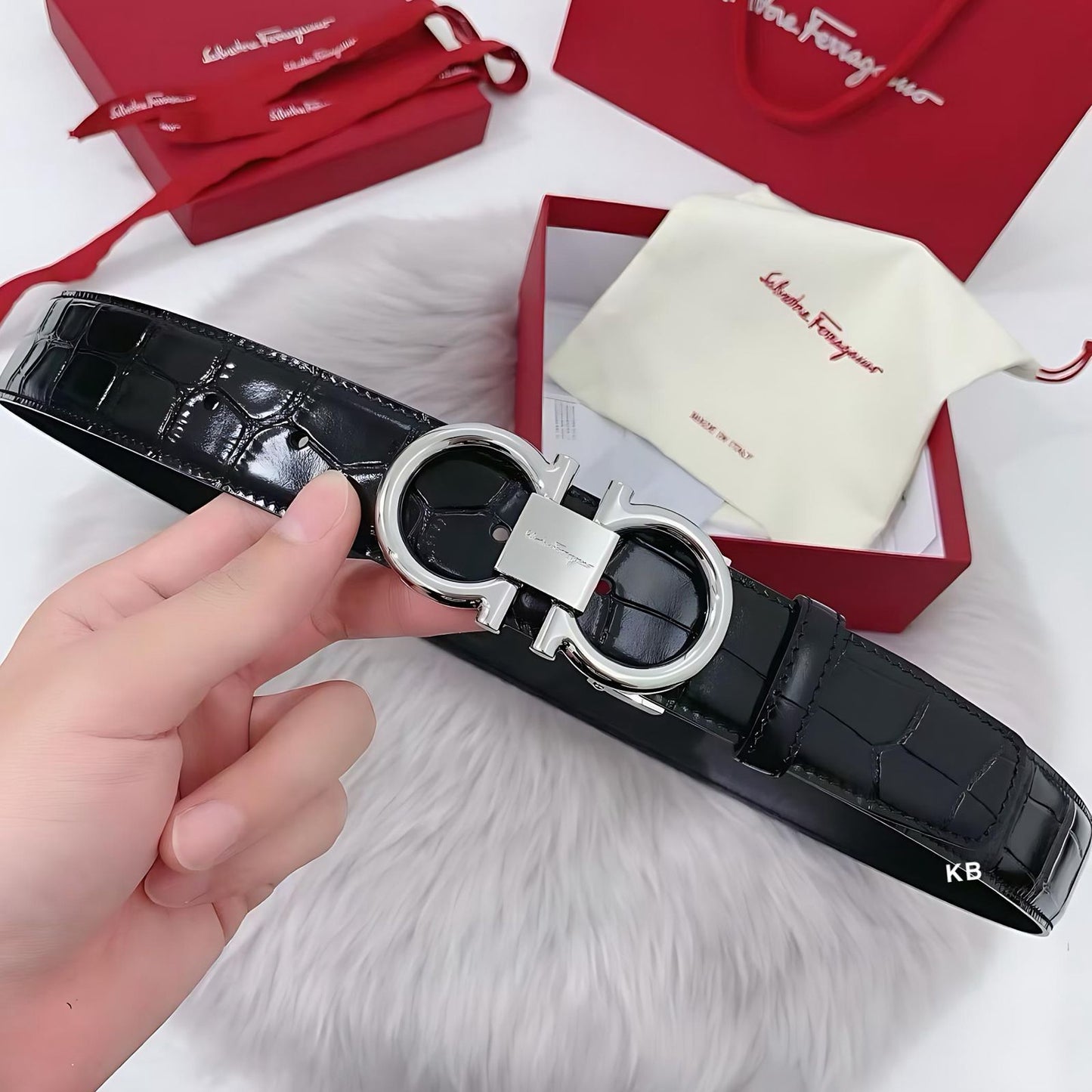 Lv fergamo corco Unisex belt