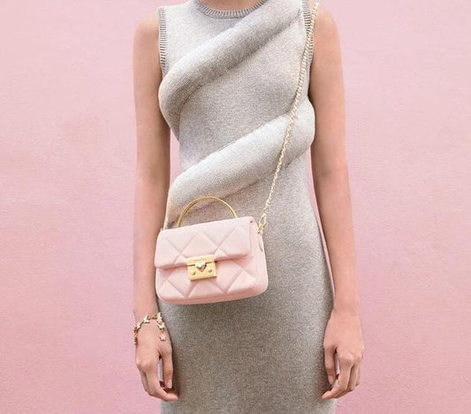 Luxury Quilted Mini Top Handle Bag