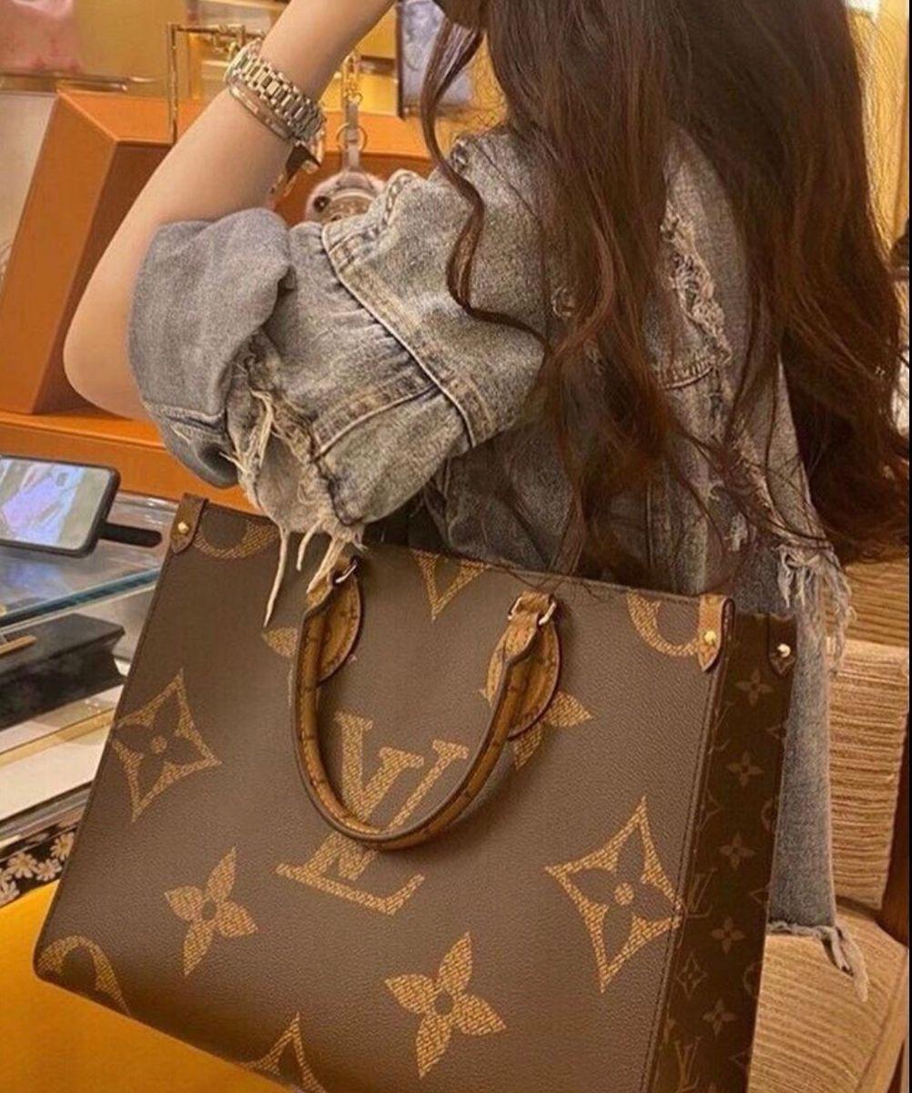 Amazing luxury lv leather bag