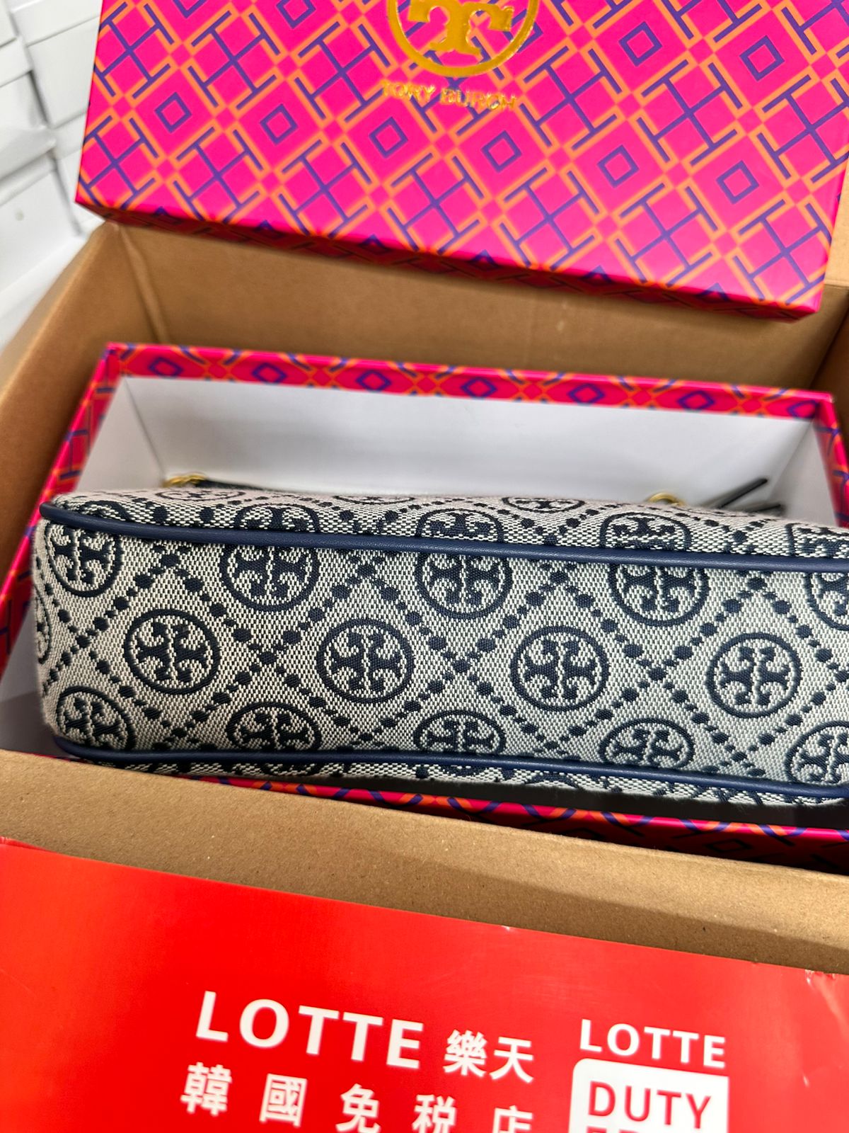 Luxury tb monogram sling bag