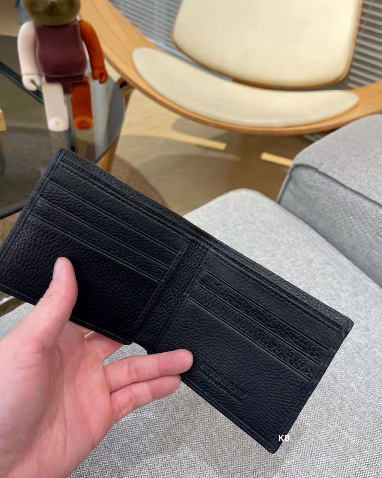 Premium Leather Print Bi-Fold Wallet