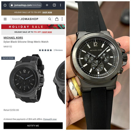 Luxury mk premium quality Men's watch