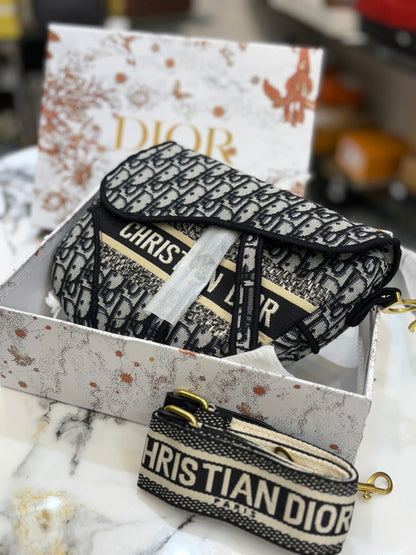 Luxury dior saddle bag