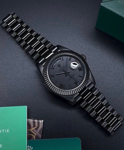 Rolex Day-Date Black Watch