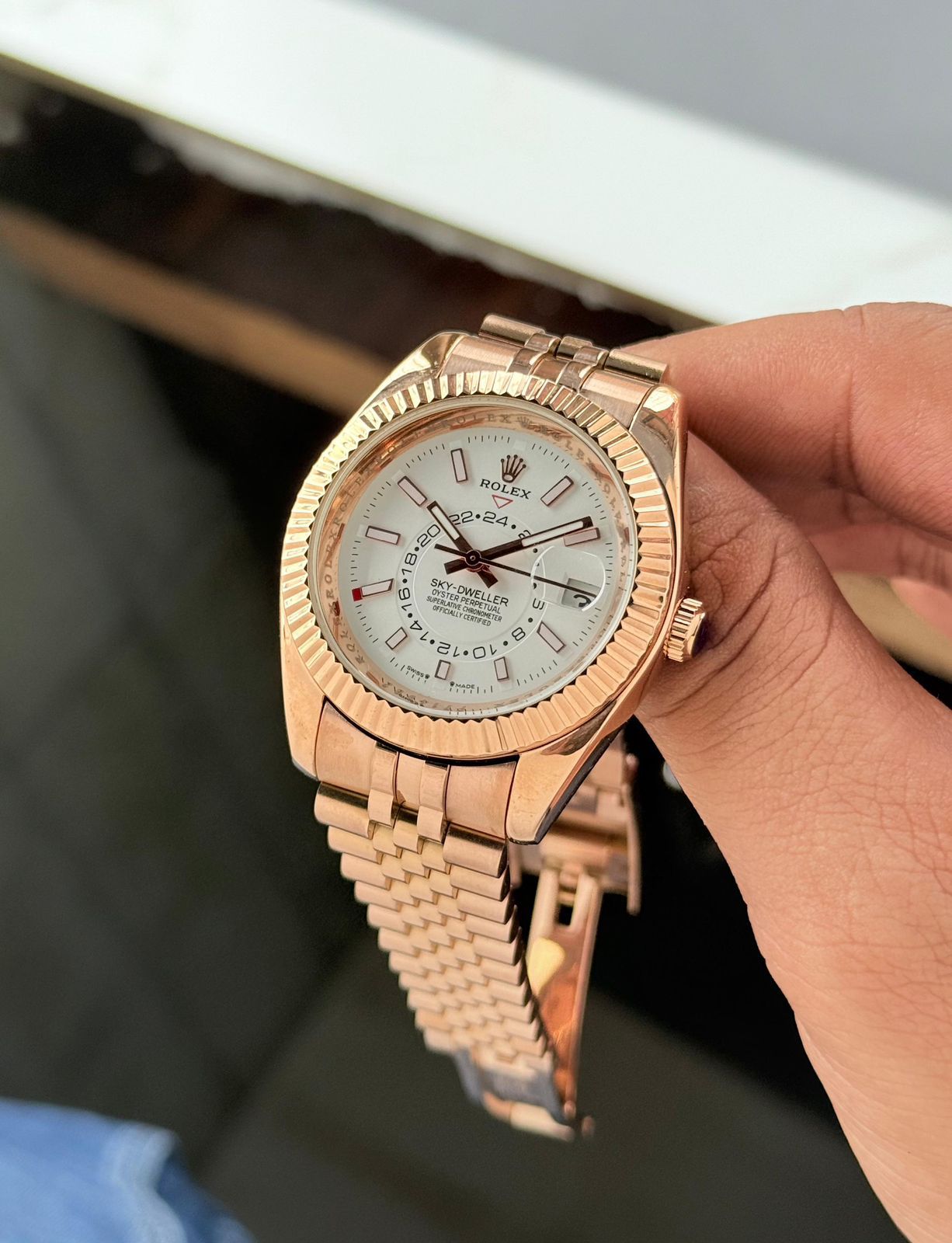 Premium Automatic Steel Chronograph watch