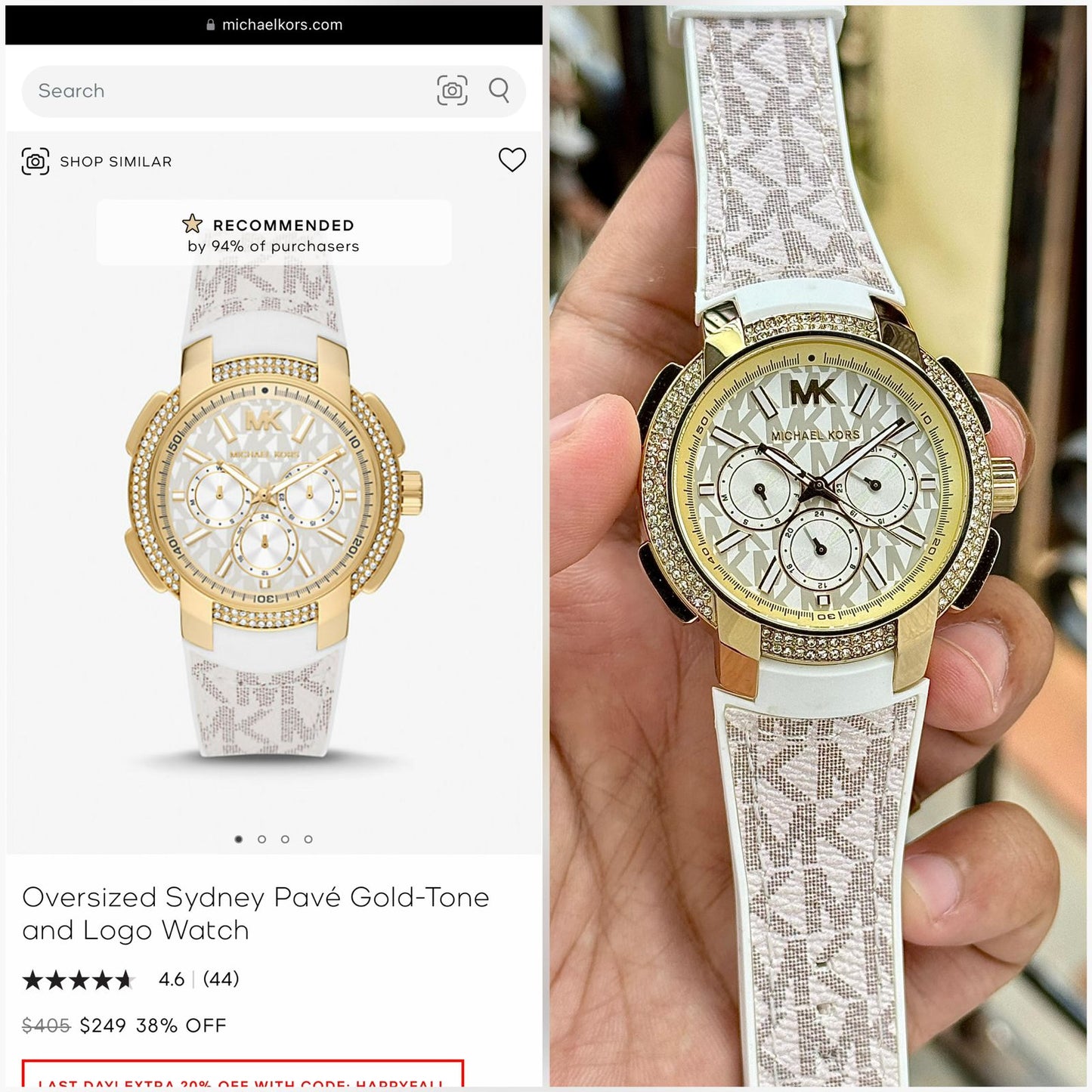 Luxury mk women's watch