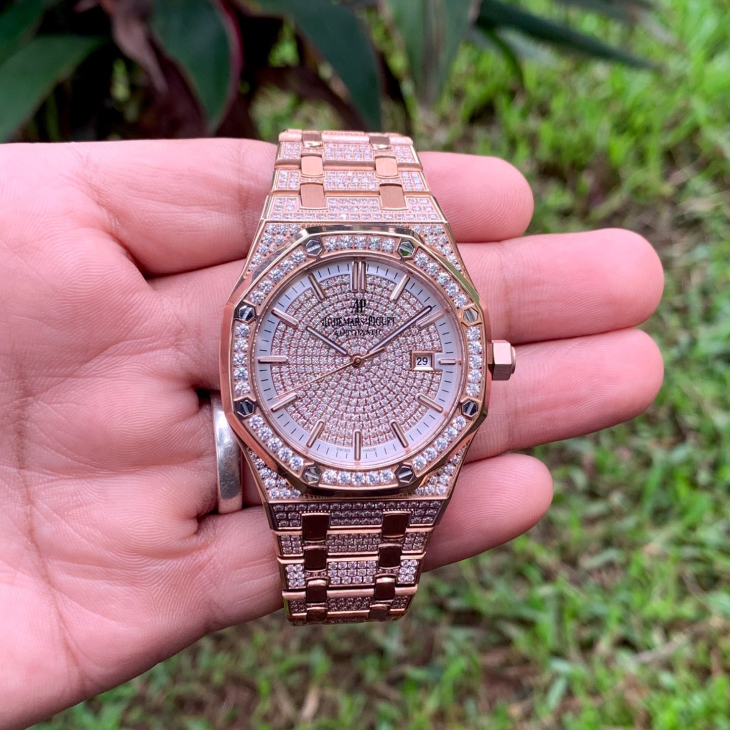 Premium Diamond Automatic Luxury Watch