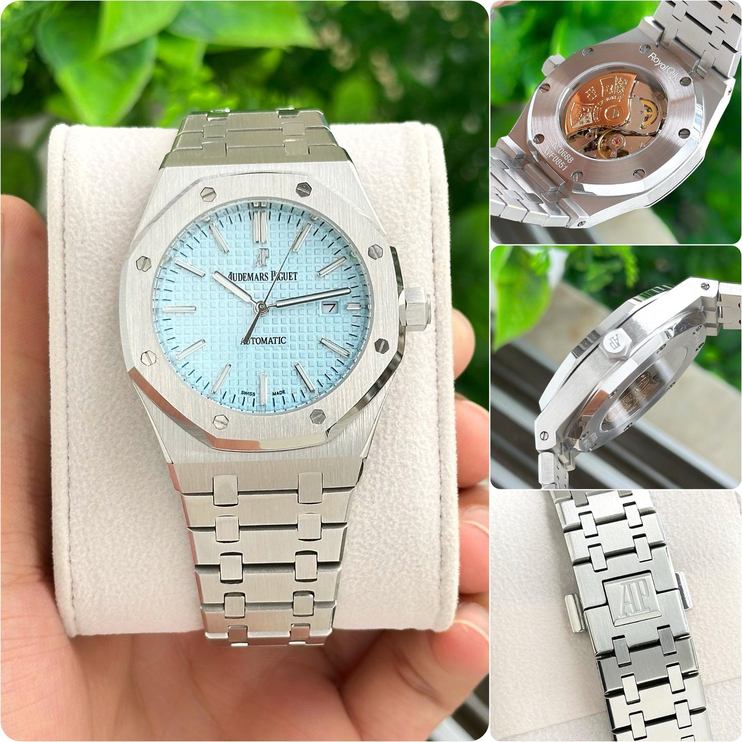 Luxury Men’s Royal Stainless Steel Silver Automatic Watch