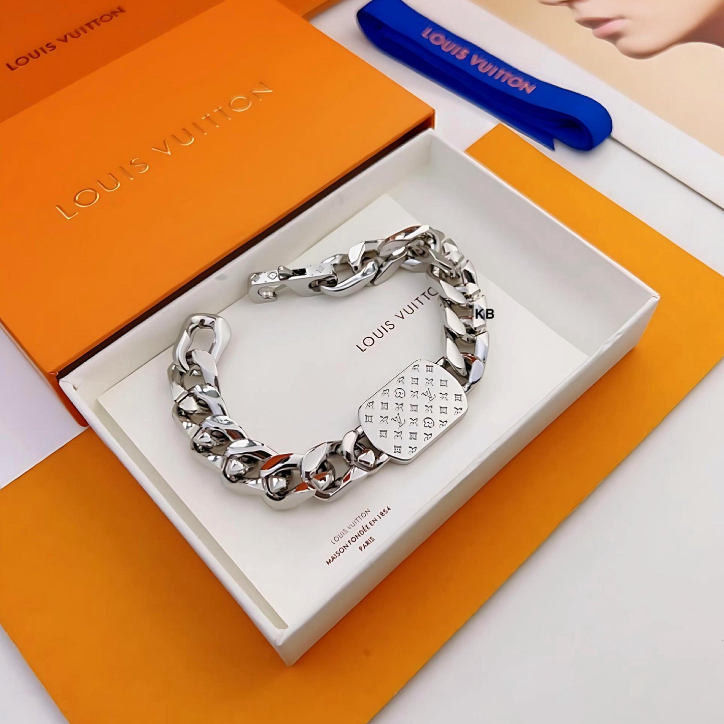 Men’s Luxury Silver Metal Bracelet