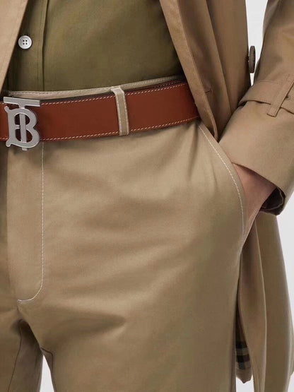 Luxury Unisex Initial Reversible Belt