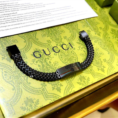 Luxury Black Chain unisex Bracelet