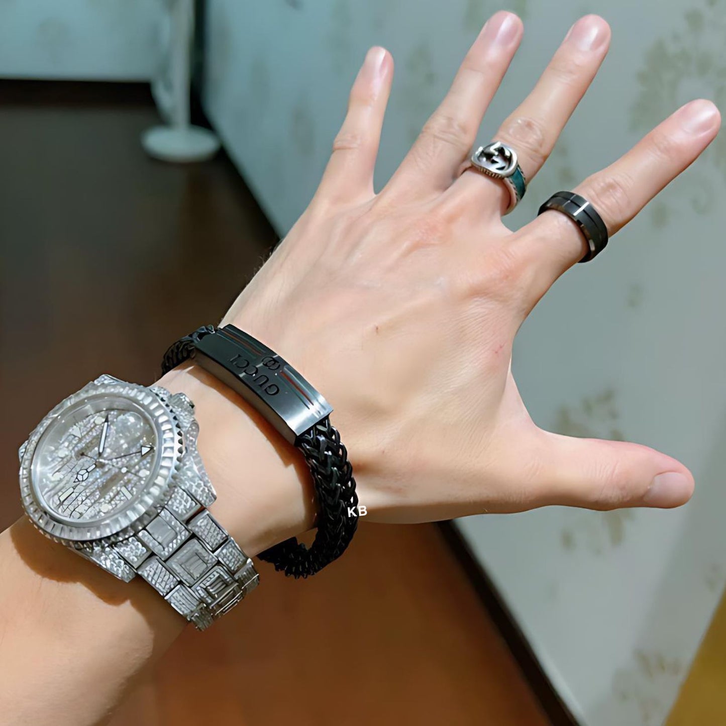 Luxury Black Chain unisex Bracelet