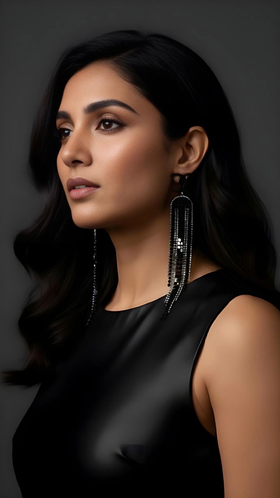 Luxury Crystal Hanging Chain Earrings for Women