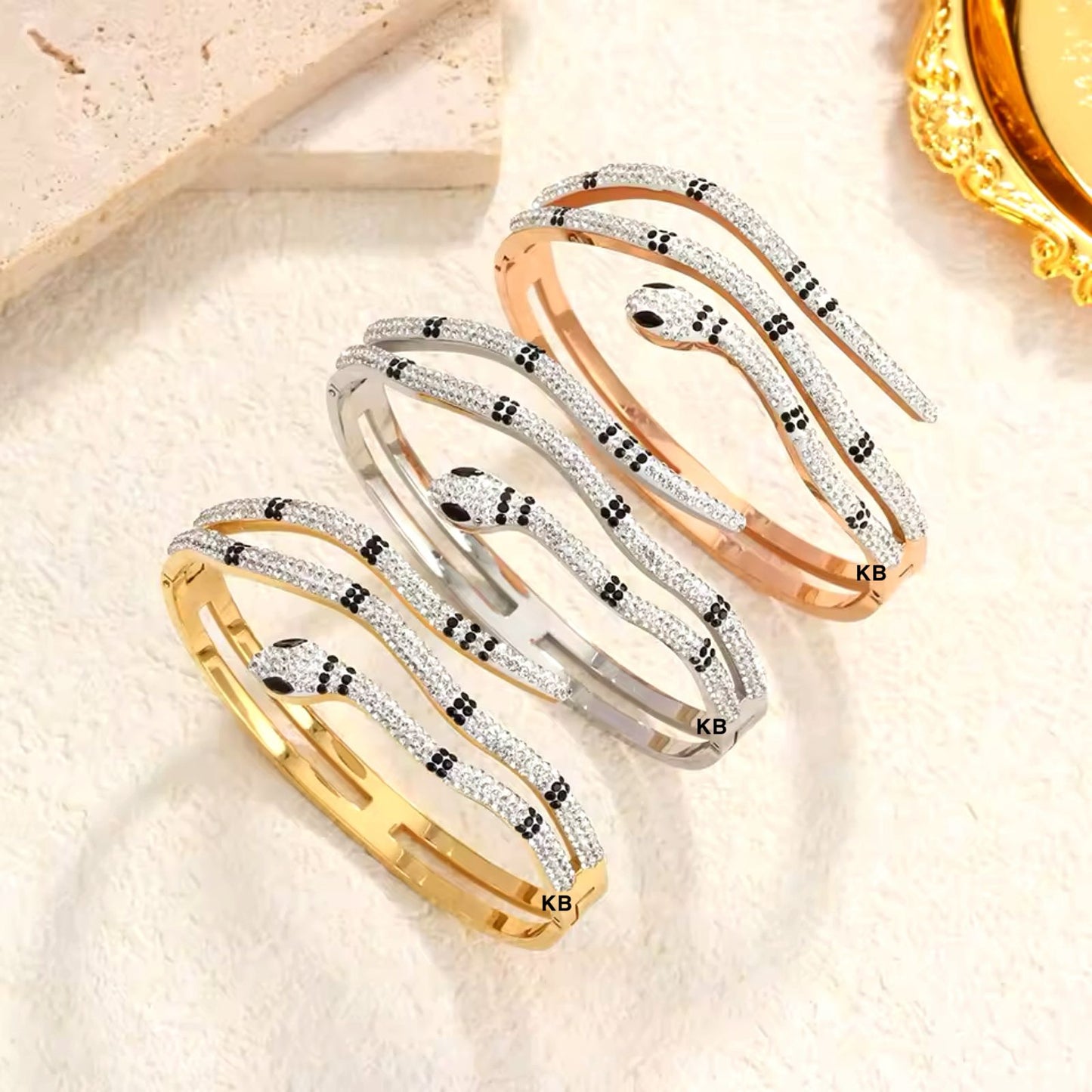 Premium Serpent Cuff Bangle