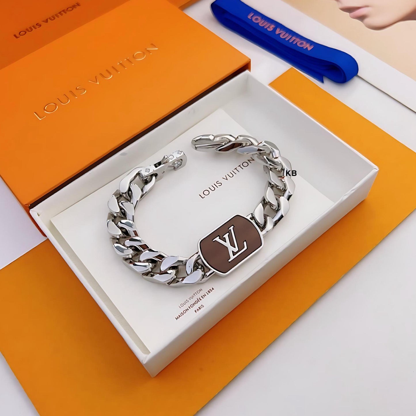 Men’s Luxury Silver Metal Bracelet