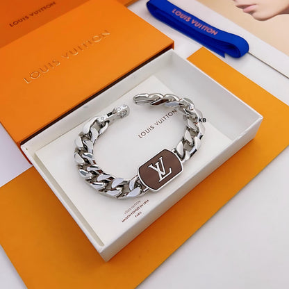 Men’s Luxury Silver Metal Bracelet