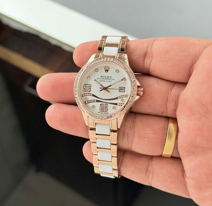 Premium Women’s 24-Hour Diamond-Accented Watch
