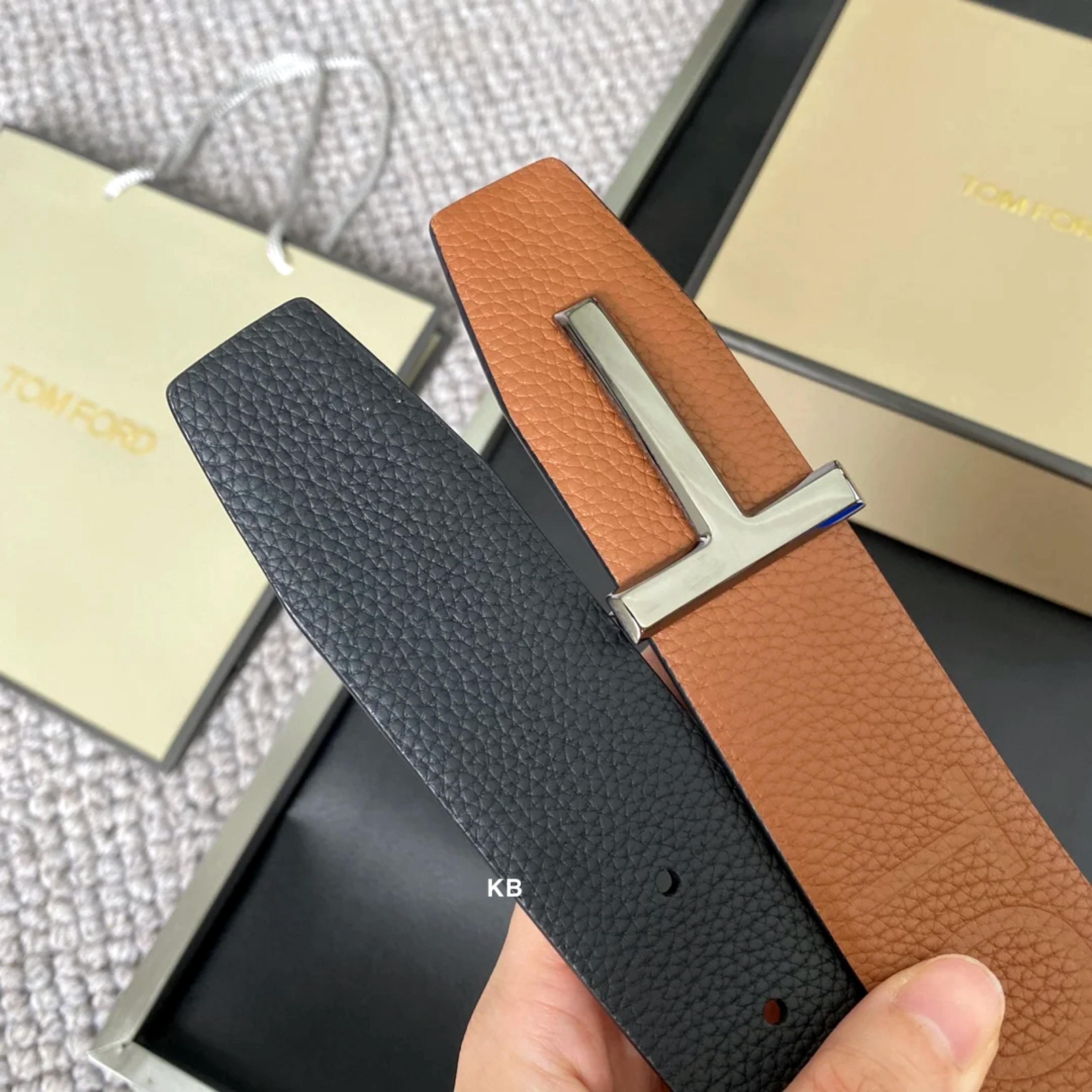 Luxury Reversible Grain Leather Belt – Unisex