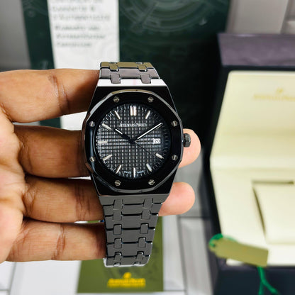 Luxury ap royal oak men's black watch