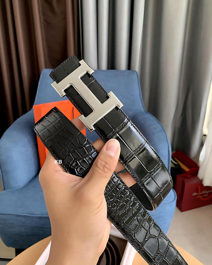 Luxury Constance Alligator Leather belt