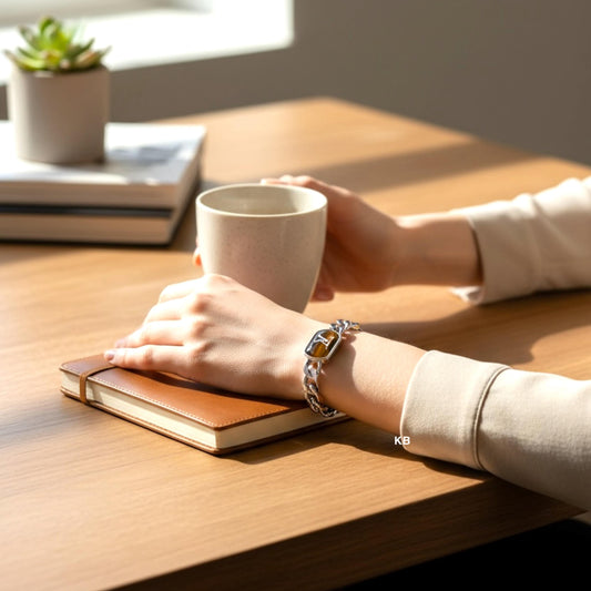 Men’s Luxury Silver Metal Bracelet