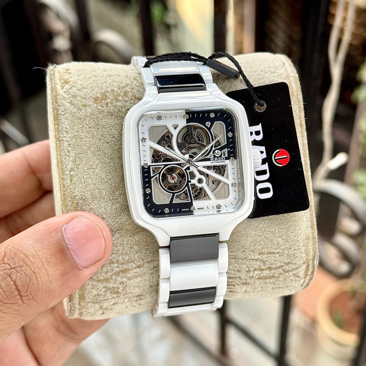 Premium Square Ceramic Automatic Watch | Unisex